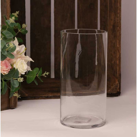 Glass Contract Cylinder Vase (25cm x 13cm)