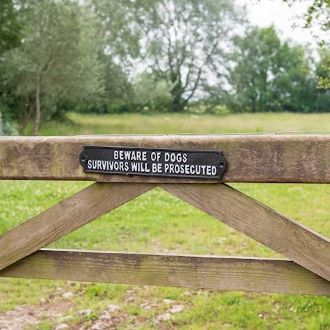 Beware of Dogs Sign