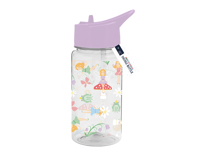 Girls Printed Bottle With Straw (400ml)