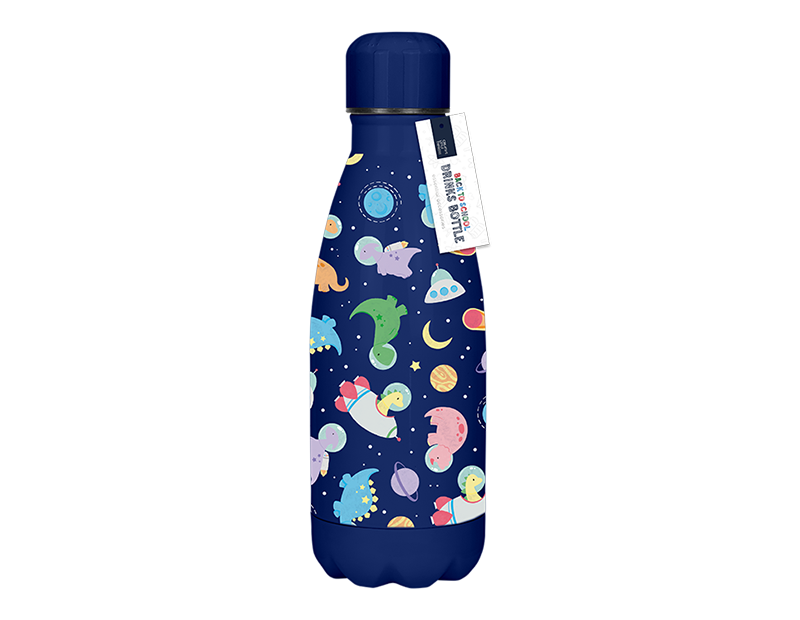 Boys Printed Metal Water Bottle (350ml)