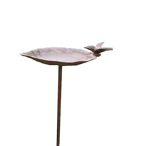 Decorative Bird Dish on Stick (66cm)