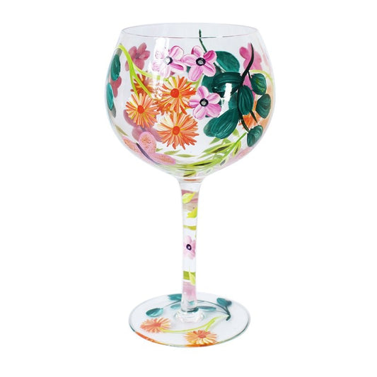 Butterfly Garden Gin Glass