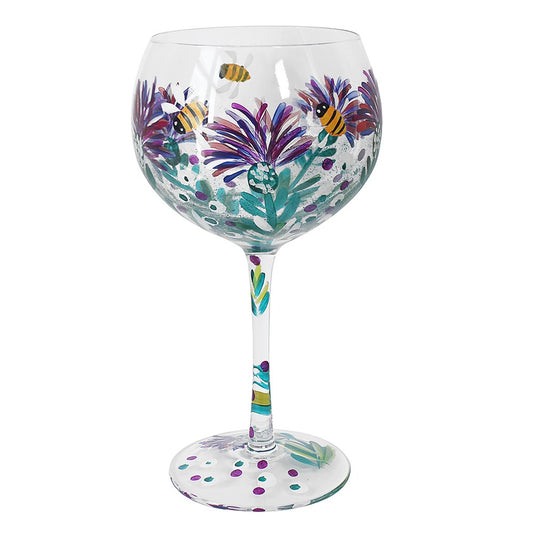 Thistles &amp; Bees Gin Glass