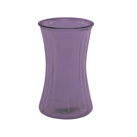 Lilac Floraline Hand Tie Glass Vase