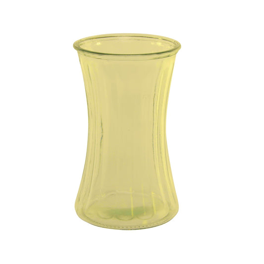 Yellow Floraline Hand Tie Glass Vase