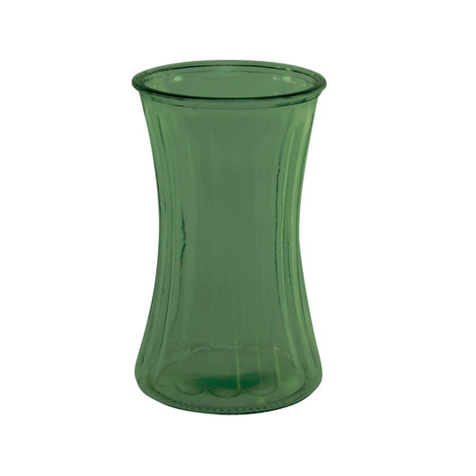 Green Floraline Hand Tie Glass Vase