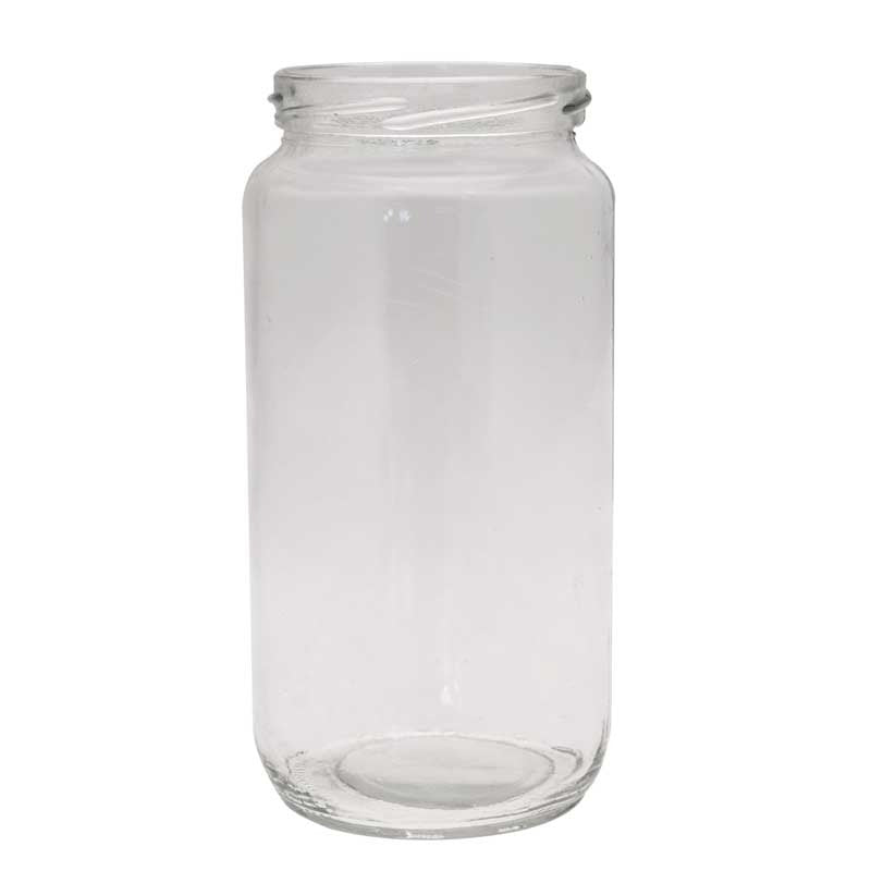 Glass Jam Jar (19cm)