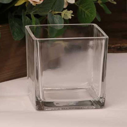 Clear Glass Cube 10cm