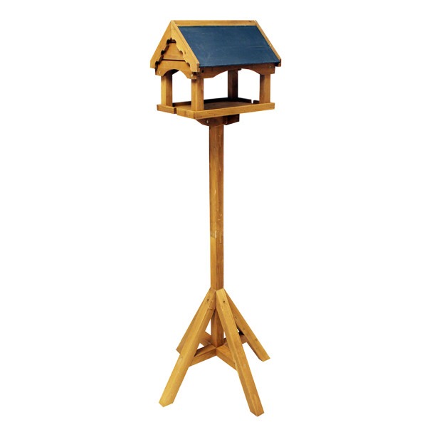 Nature\&#039;s Market Slate Roof House Bird Table