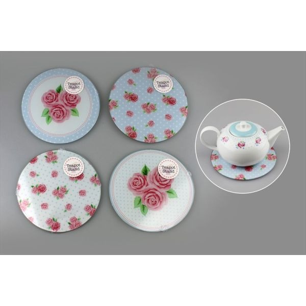 Afternoon Tea Trivet teapot Stand 20cm 4 Designs